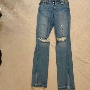Grlfrnd Natalia distressed jeans size 24